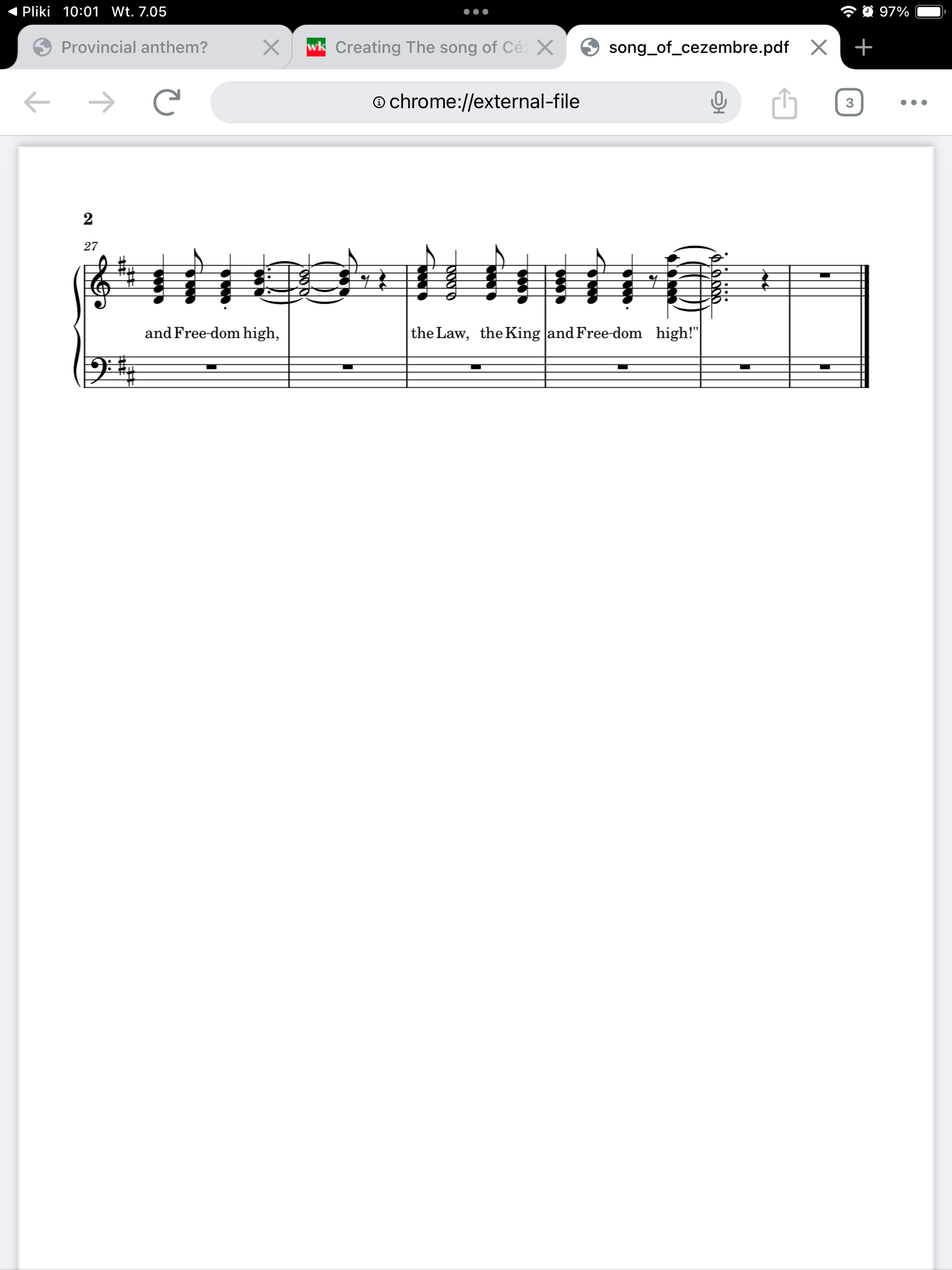The song of Cézembre sheet music .png